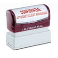 Ultimark Specialty Rectangle Pre Inked Stamp (5/8"x2 1/4")